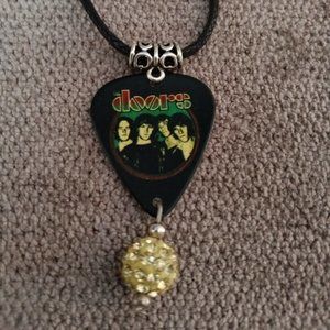 THE DOORS GROUP GUITAR PICK NECKLACE